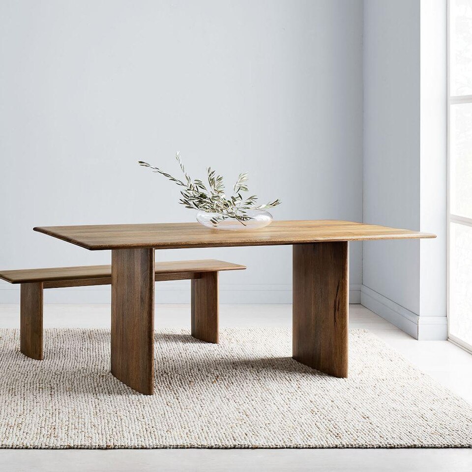 Anton Solid Wood Dining Table west elm United Kingdom